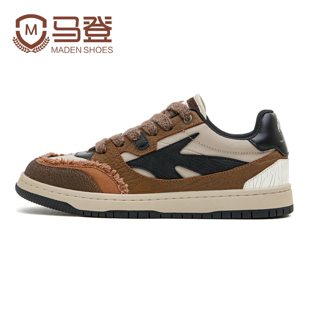 Maden Casual Soft-soled Retro Deconstruction Board Shoes