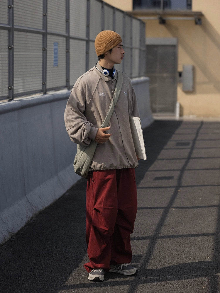 NOEARS Loose Silhouette Straight Overalls