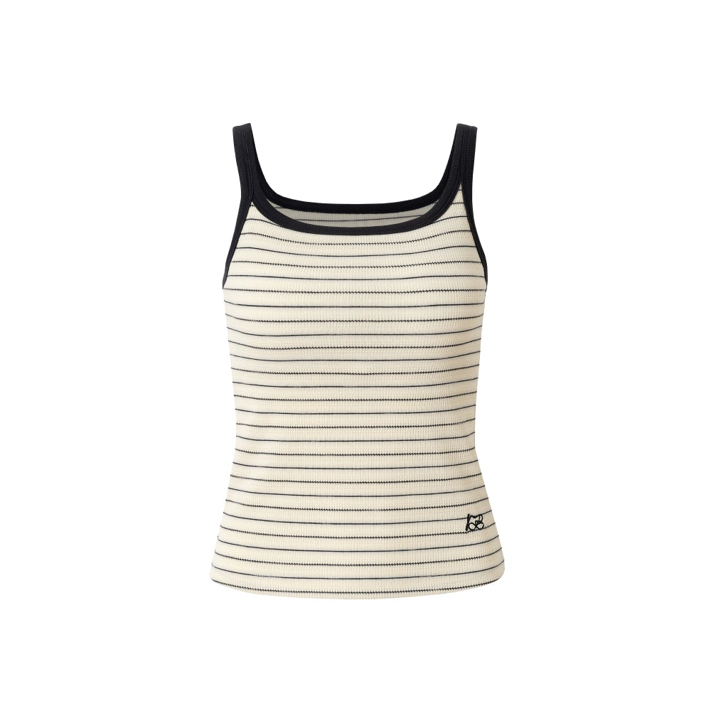 RPB BRAND Striped Microelastic with Chest Pad Knitted Sling Vest