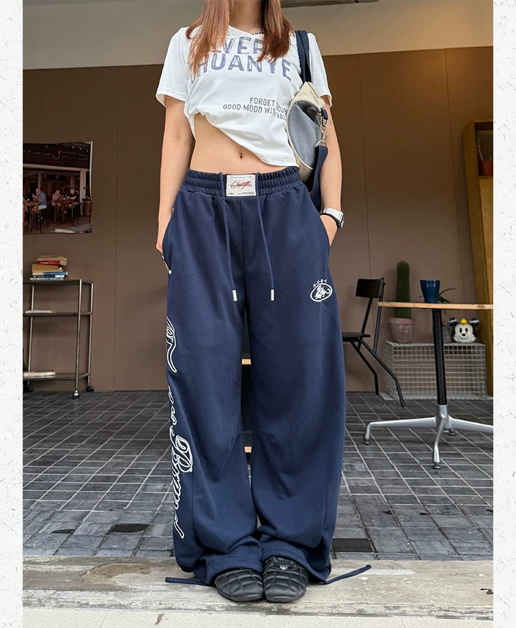CCYE Retro Embroidered Sweatpants