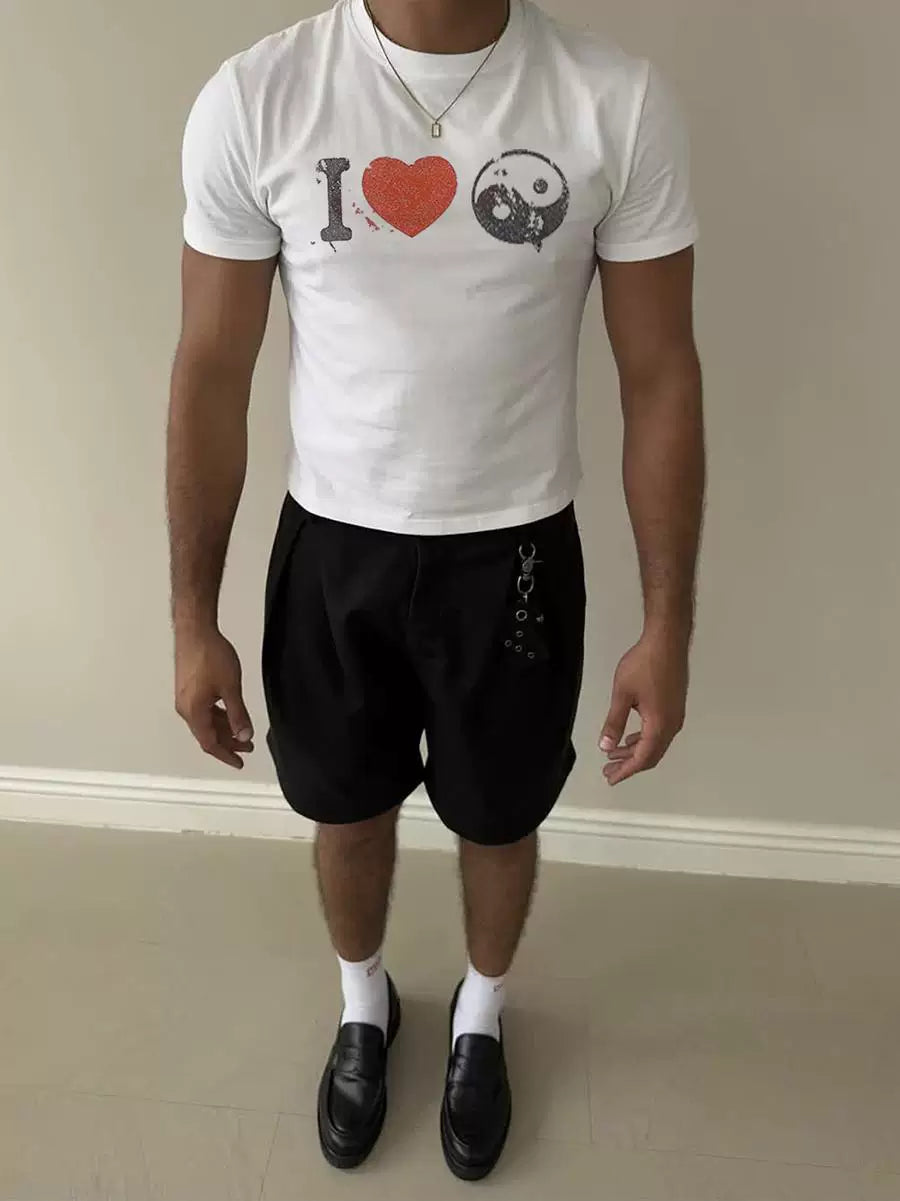 FTS Front Shoulder Slim Casual Tee