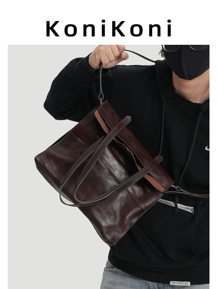 KoniKoni Large Capacity Crossbody Tote Bag
