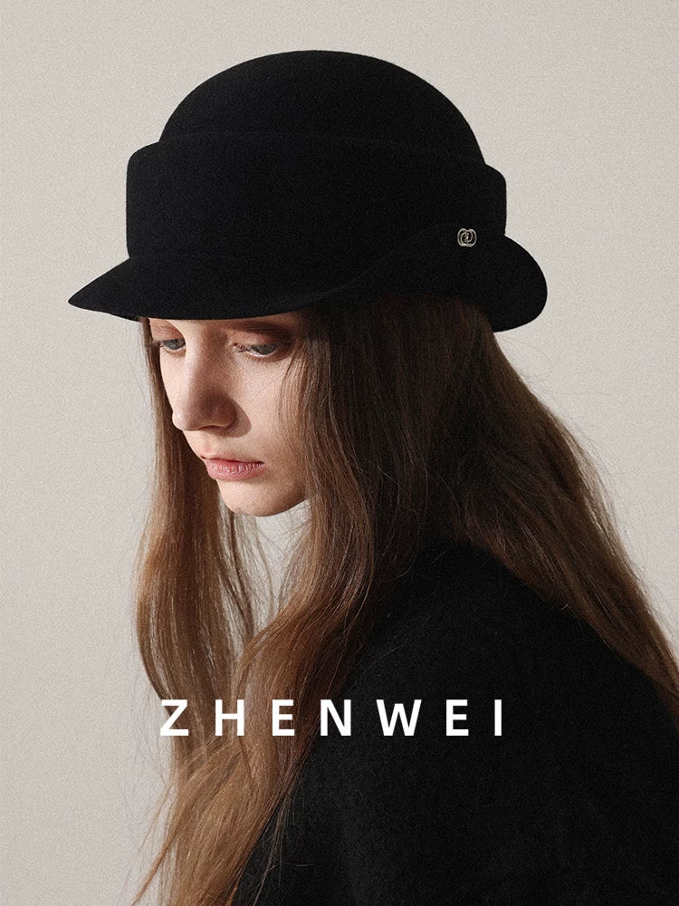ZHENWEI Wool Daughter Woolen Beret