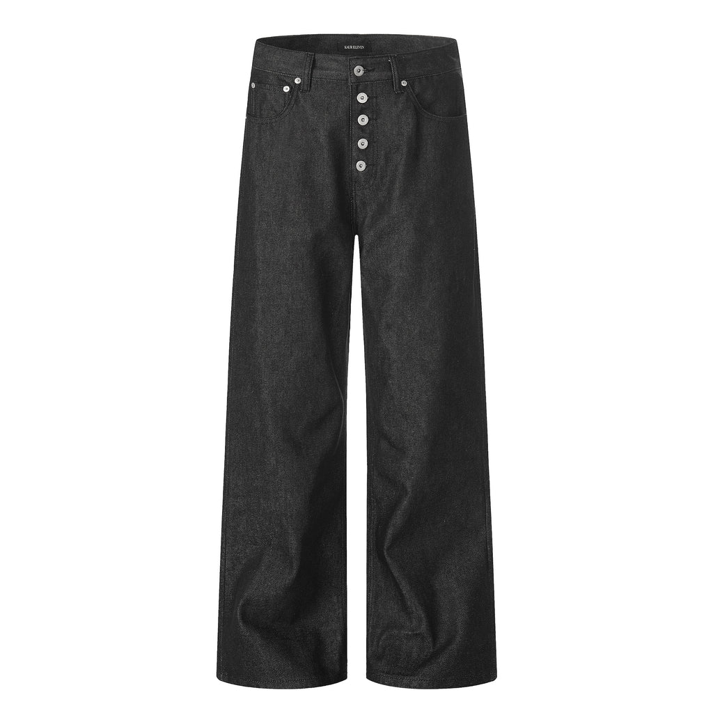 11KN 11oz Raw Denim Straight-Leg Jeans