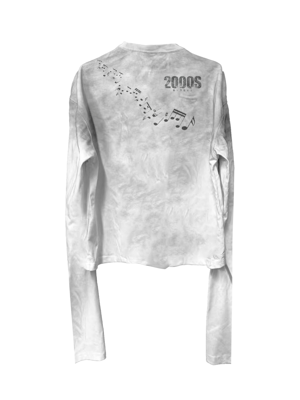 DETW Do Old Spray Dirty Portrait Guitar Crew Neck Long Sleeve