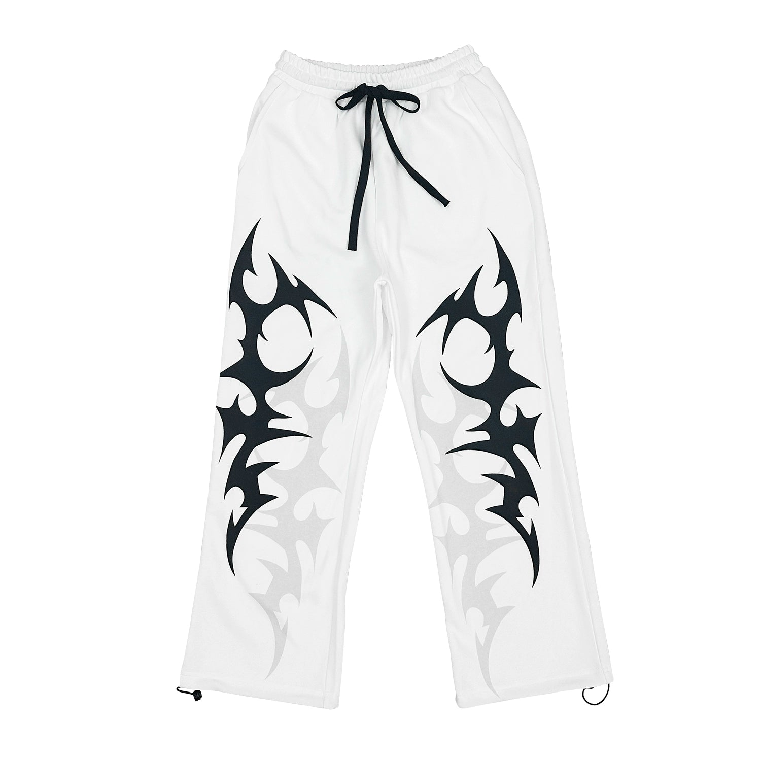 Wetbody Loose Middle Waist Straight Casual Sweatpants