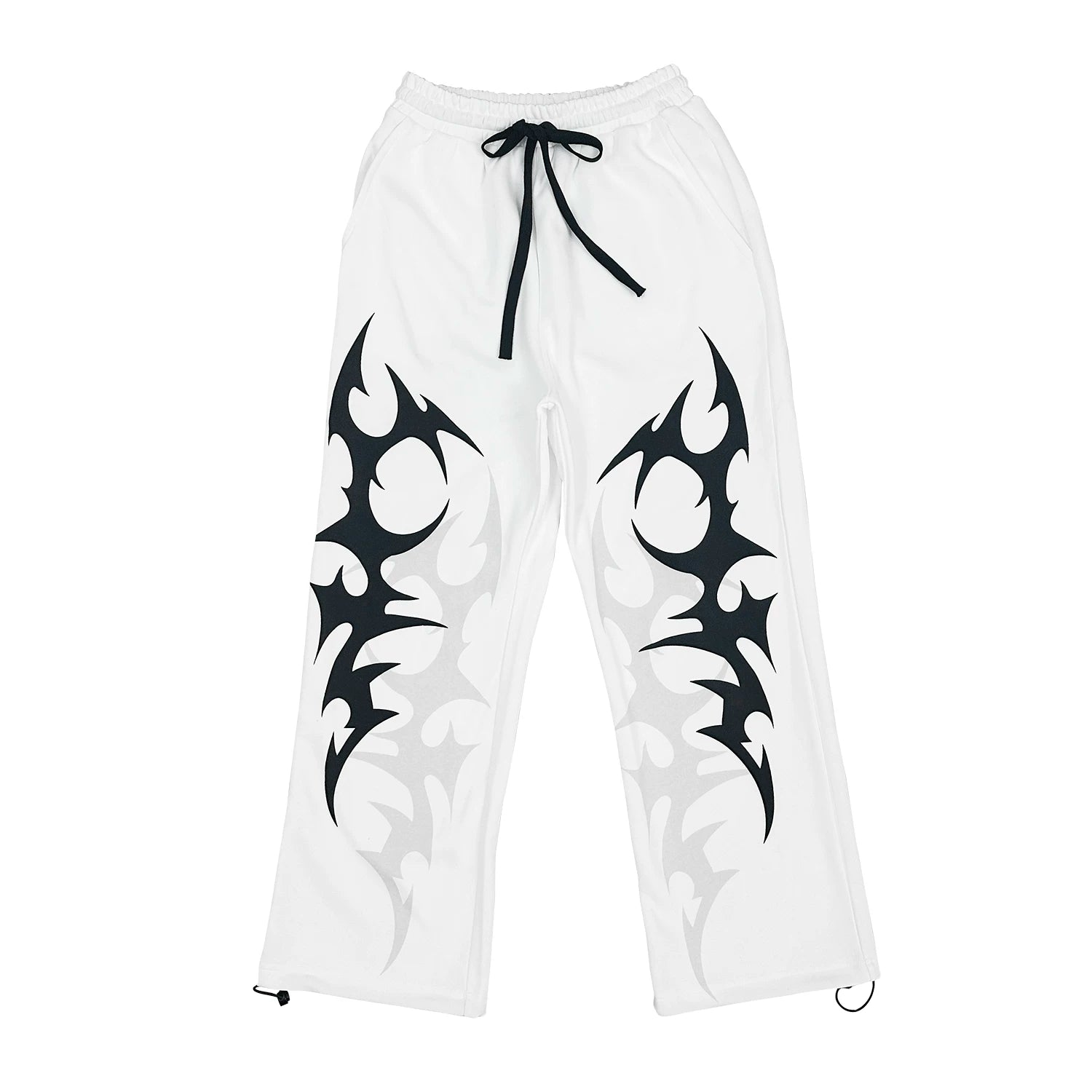Wetbody Loose Middle Waist Straight Casual Sweatpants