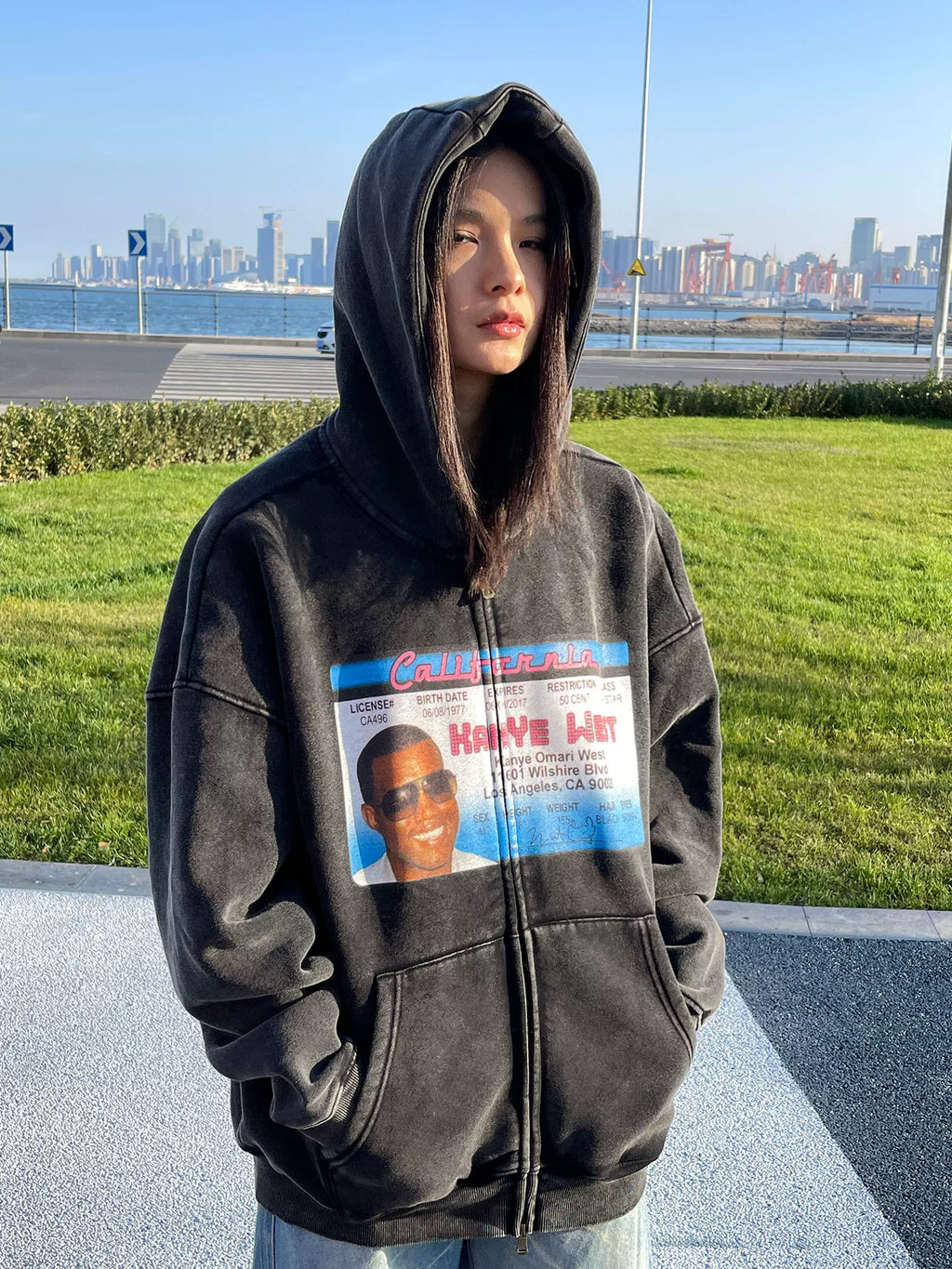 DKNT Kanye Y2K Zipper Jacket