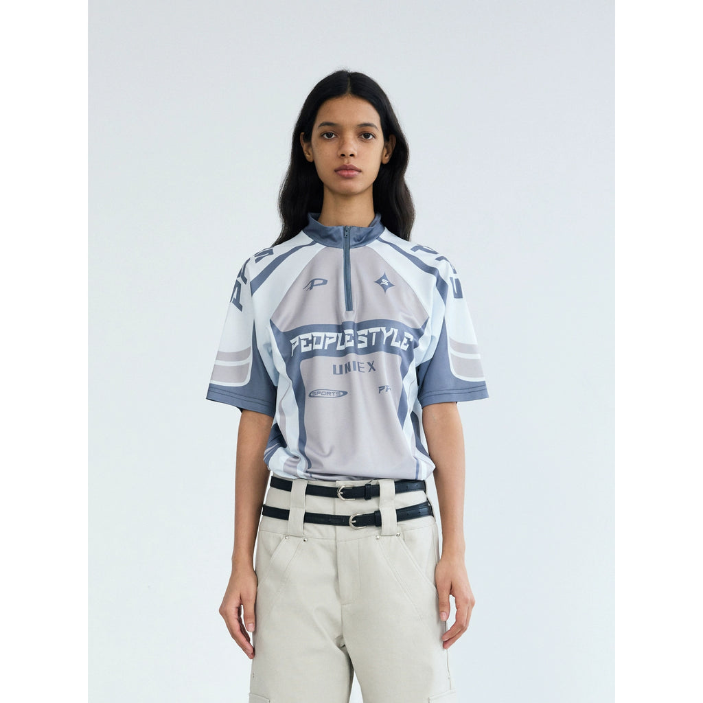 PEOPLESTYLE Cycling Suit Element Contrasting Color Tee