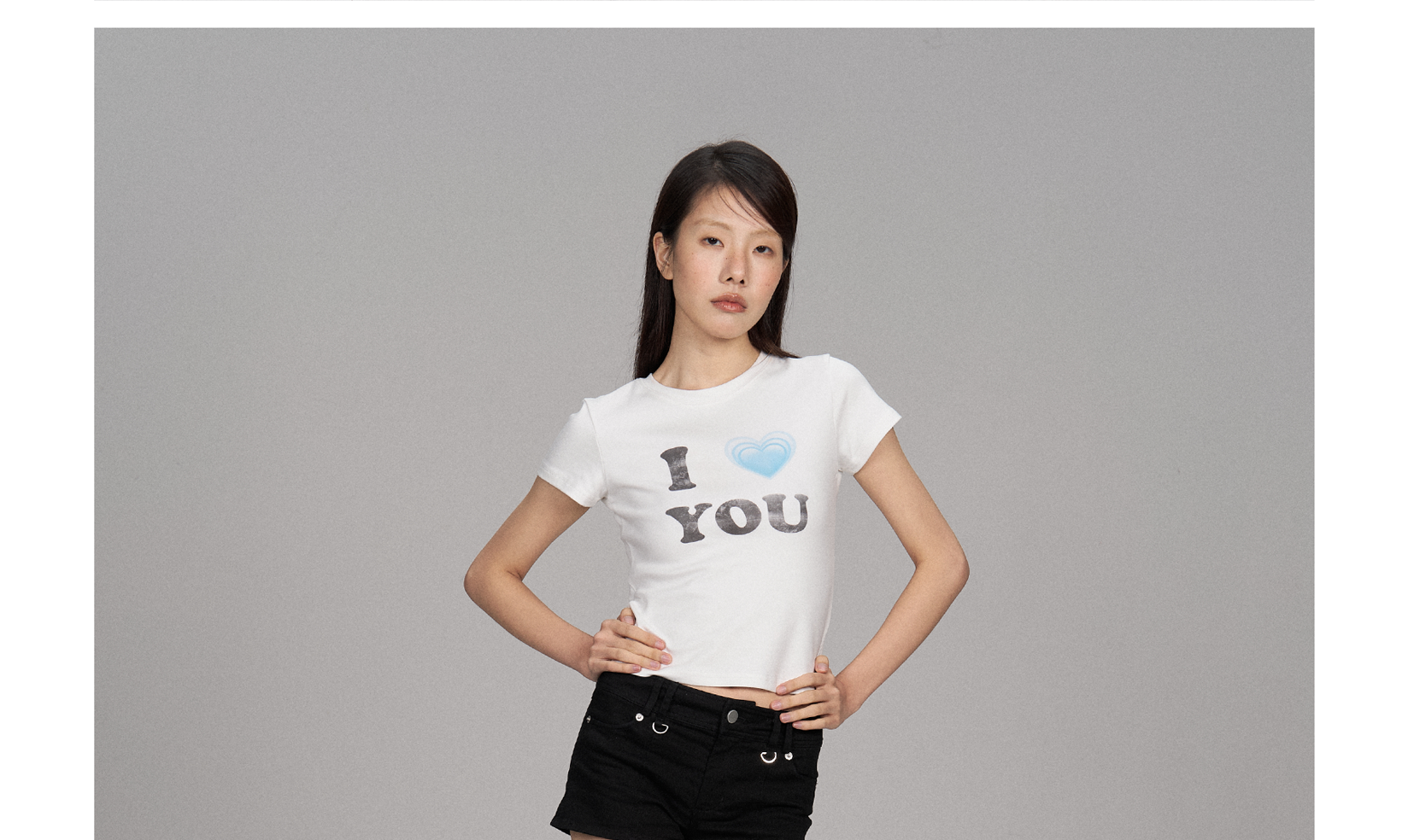 UnderStress Versatile Blue Love Emoji Print Tee