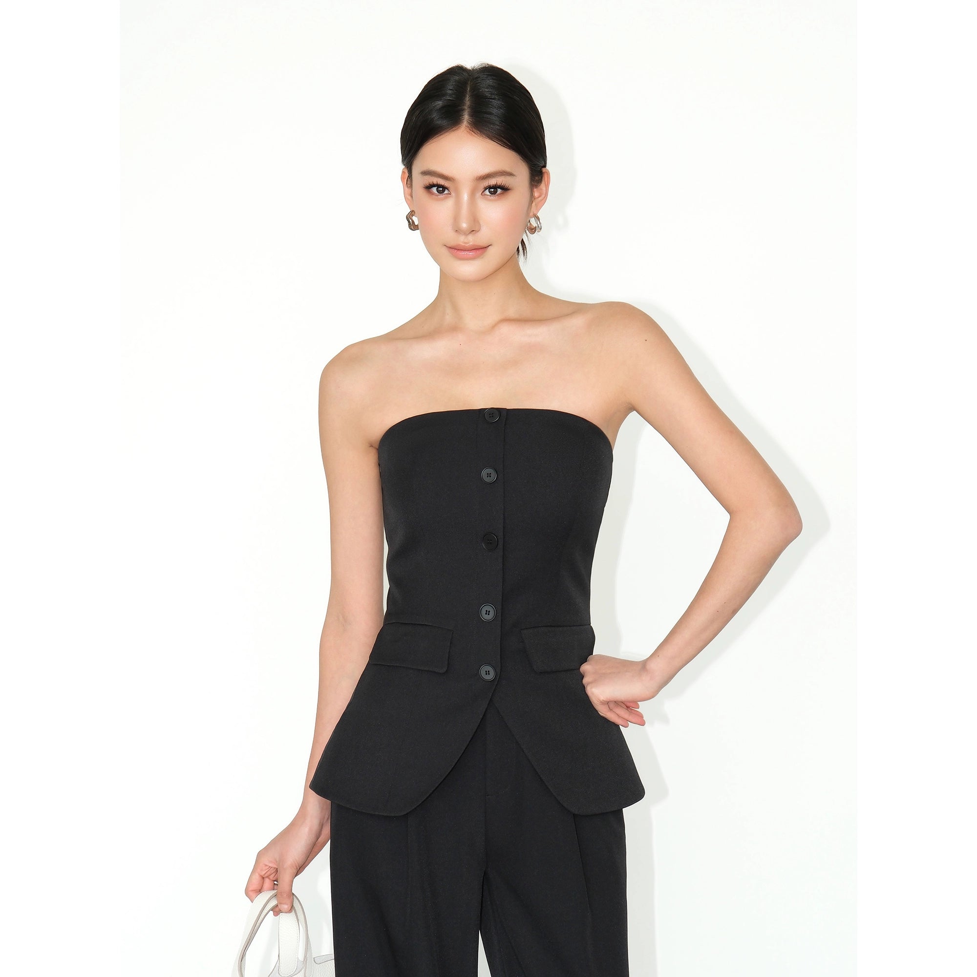 NEVA HU Suit Tube Top