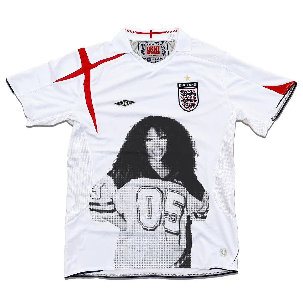 REMAKE Portrait Print Casual Jersey Tee