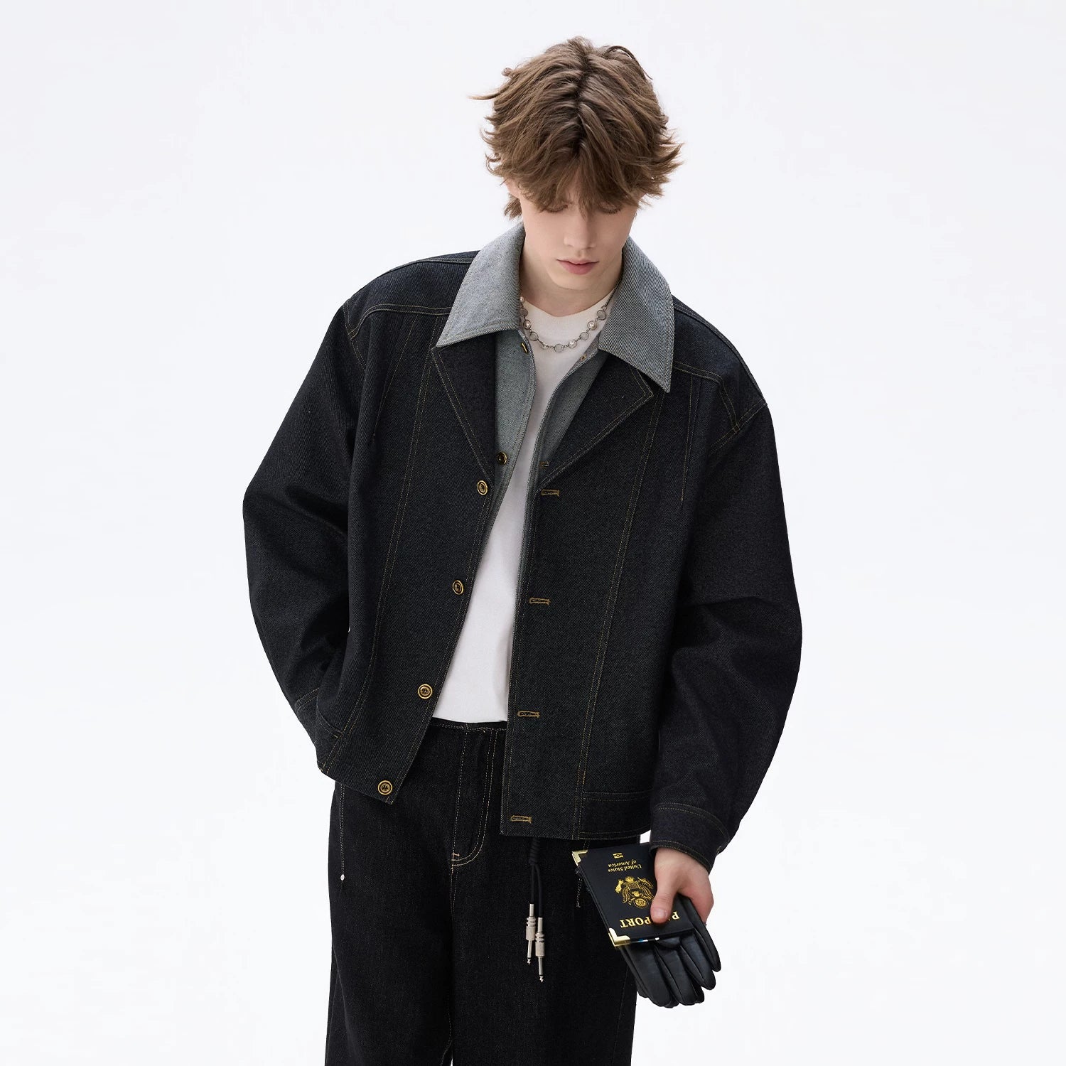 CHOR Two-tone Denim Premium Jacket