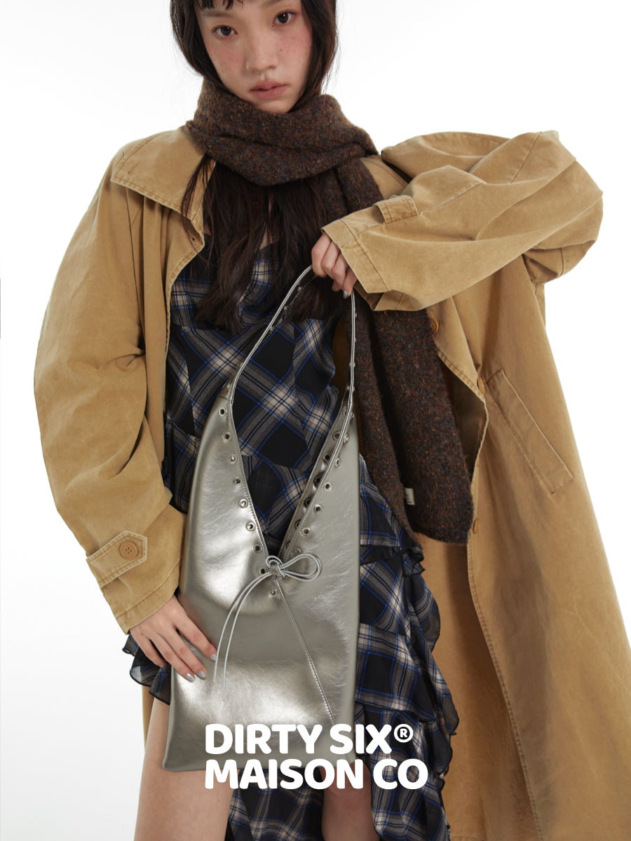 DirtySix Cow Split Weather trotro triangle vaporwave punk bag