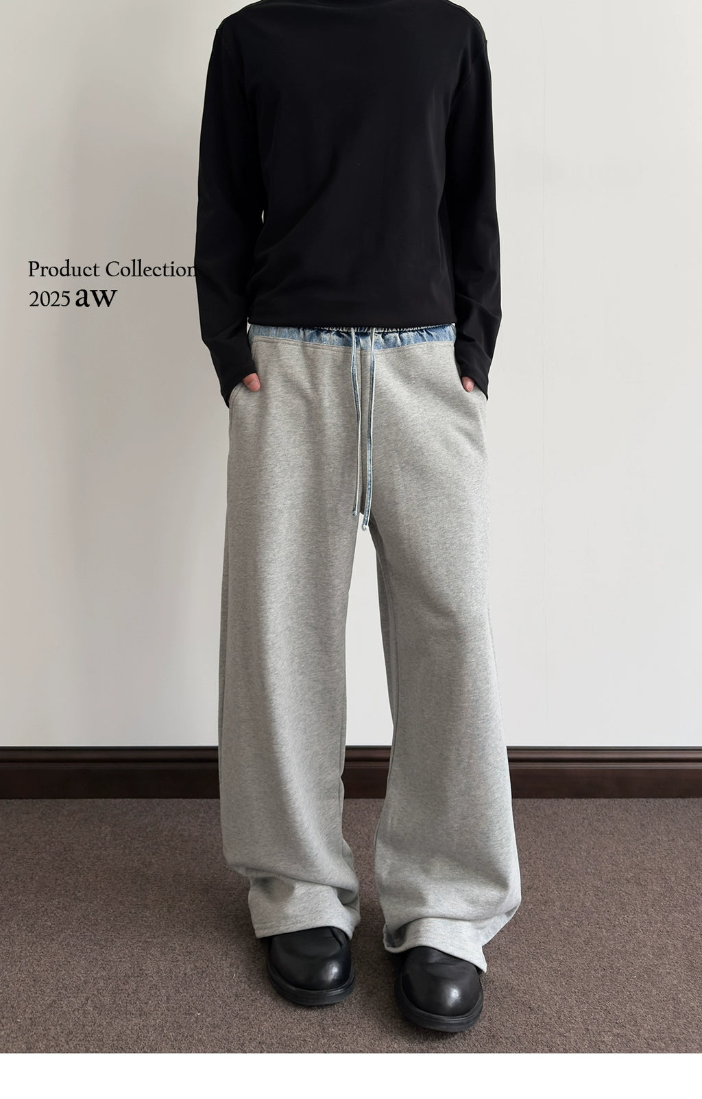 A PUEE Retro Loose Straight Versatile Casual Jeans