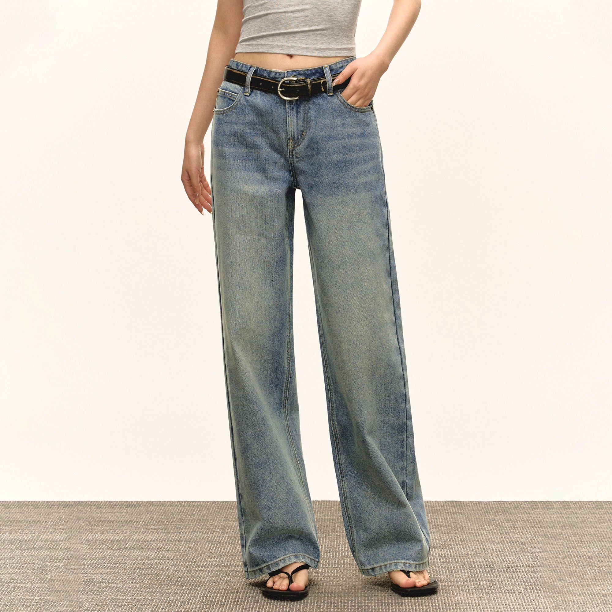 Ariseism Retro Casual Jeans