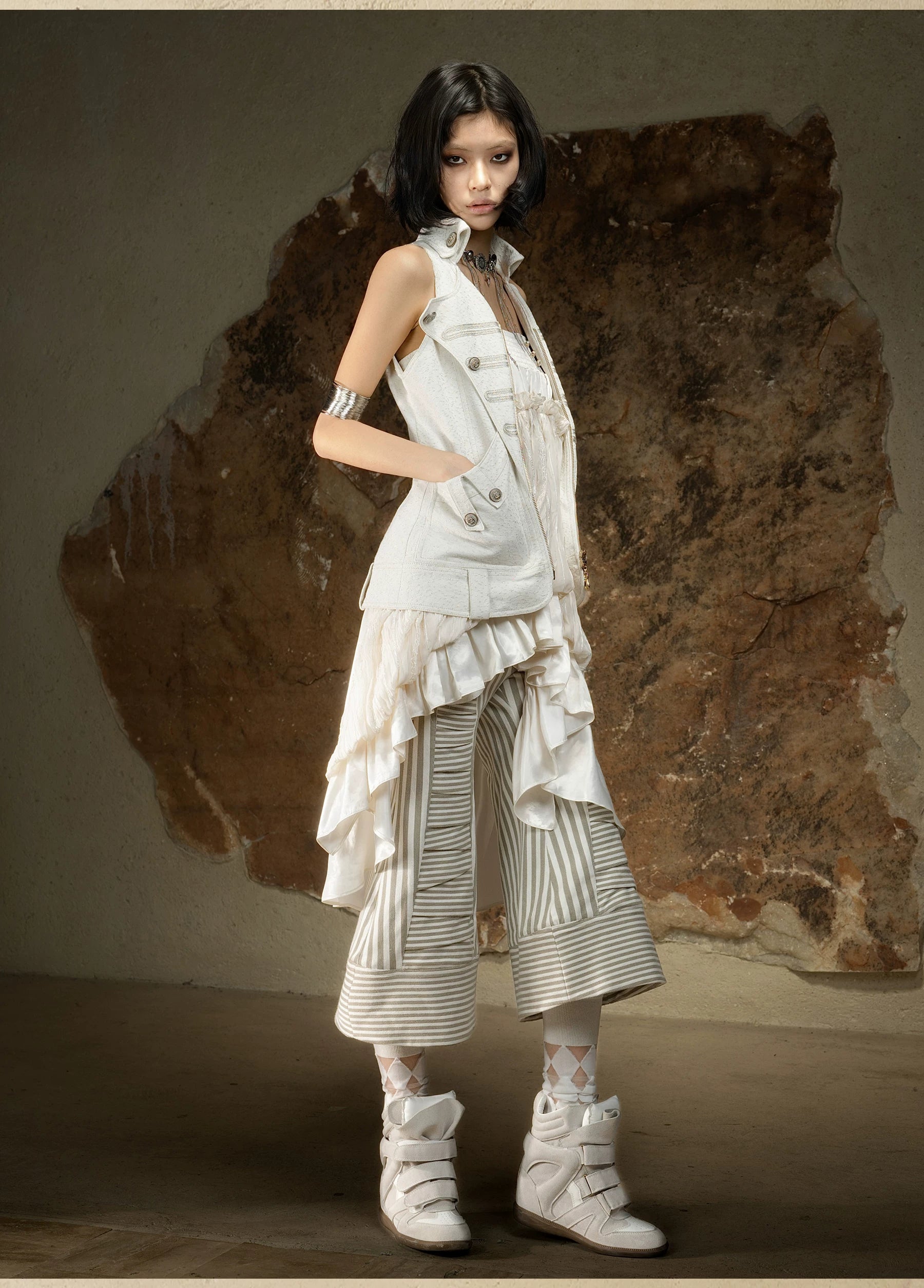 ARIADNAw Vintage Versatile Seven-Point Casual Pants