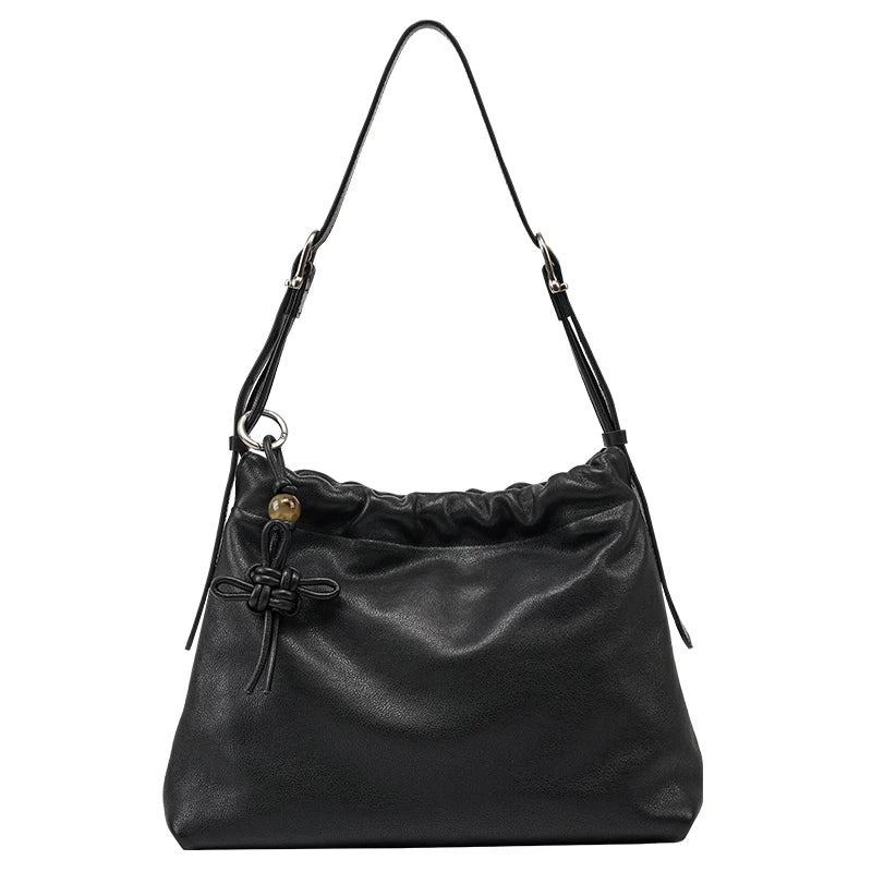 AVALEA Vintage Shoulder Bucket Bag