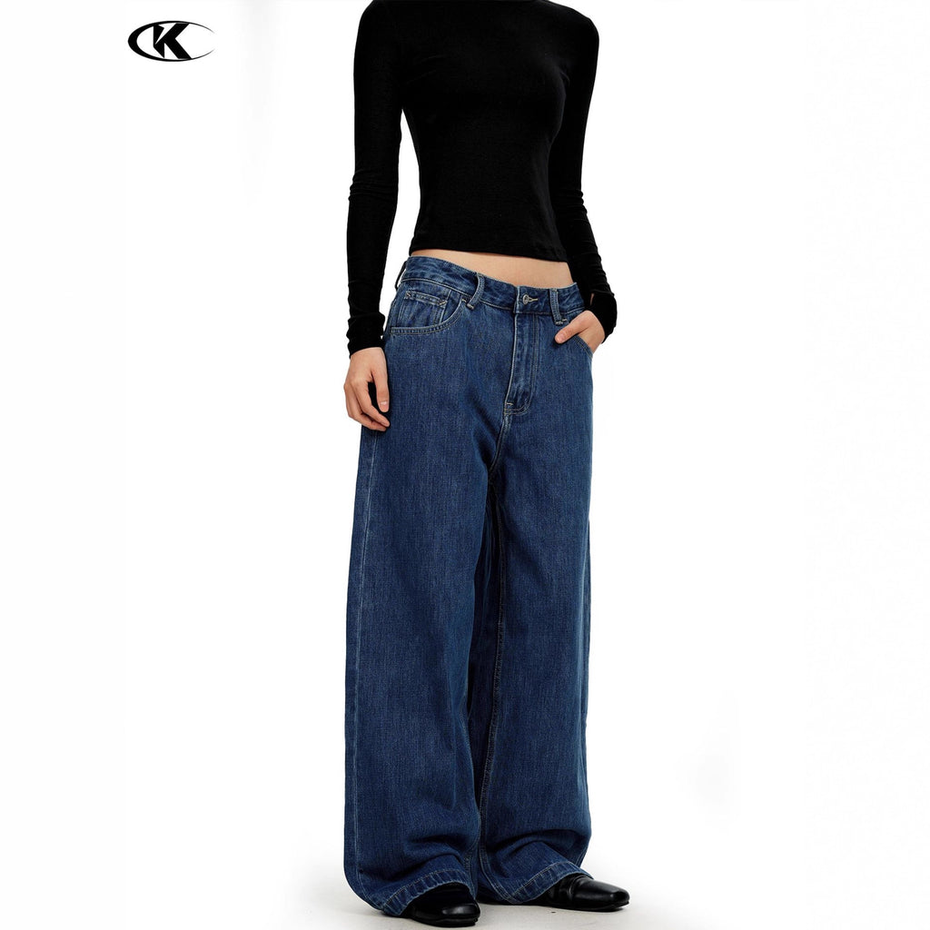 11KN Old Loose Wide Leg Casual Jeans