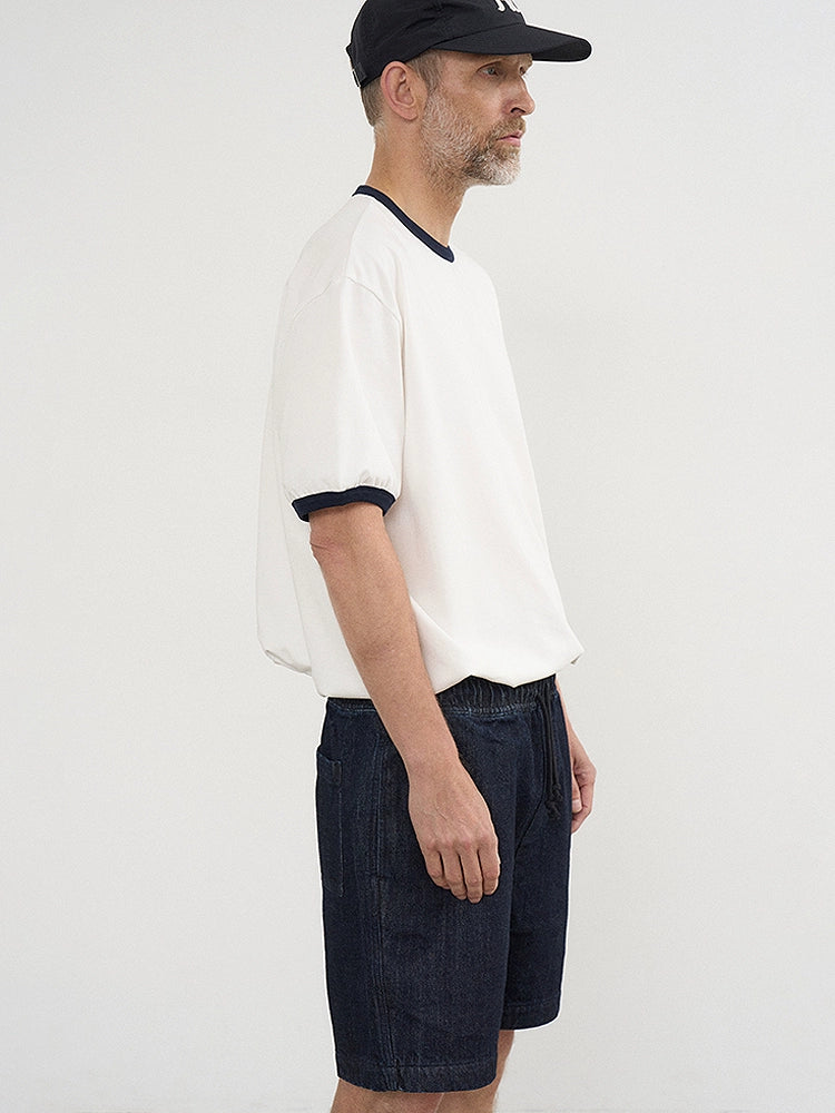 PARTIMENTO Simple Contrasting Tee