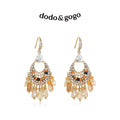 DODOGOGO Retro Ethnic Style Earrings