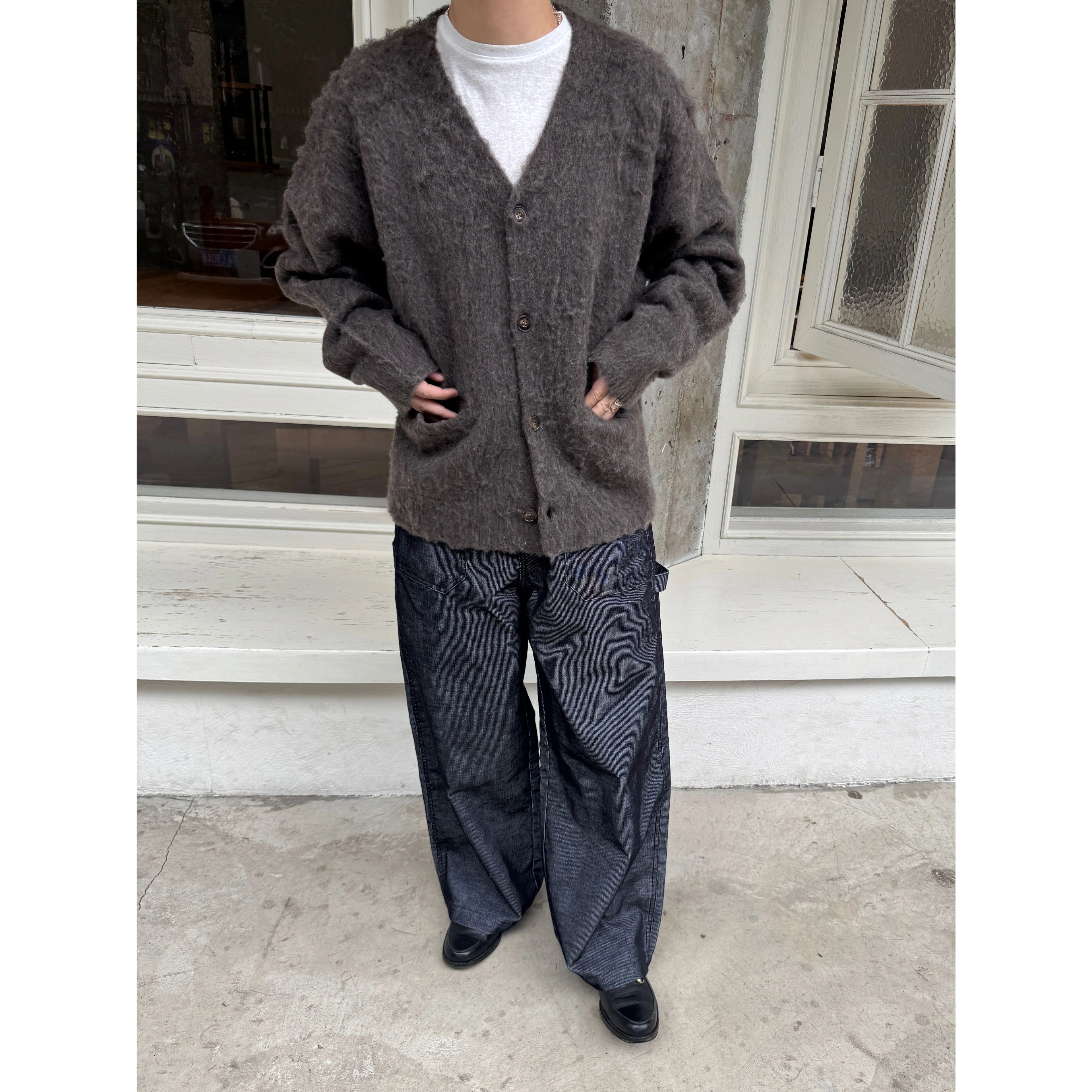 Anniehall Made Old Corduroy Loose Wide-leg Cargo Pants