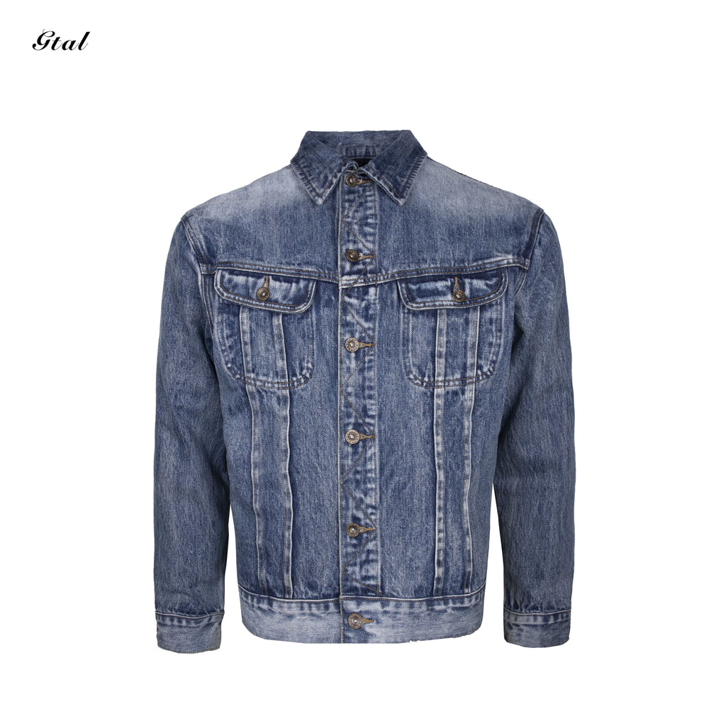 GTAL Removable Lapel Denim Jacket