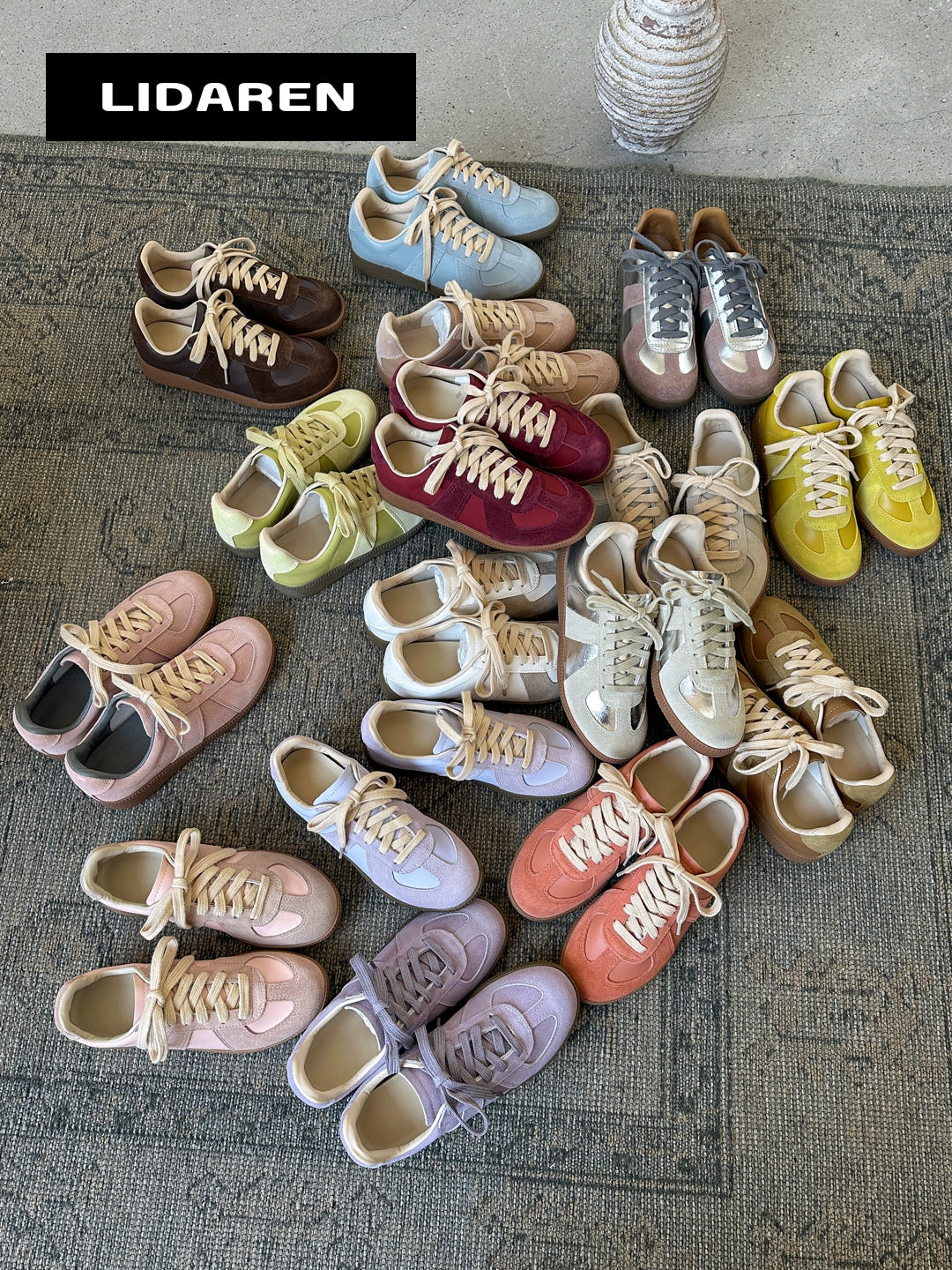 Lidaren Produced Vintage Inner Heightening Sneakers