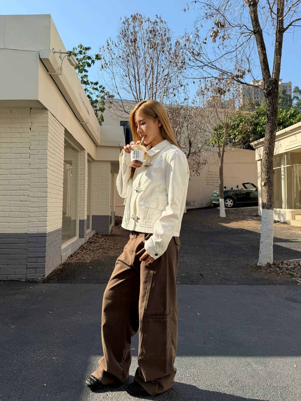 CCYE Vintage Versatile Front Shoulder Jacket