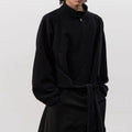 JCAESAR Strap-on Shoulder Harrington Jacket