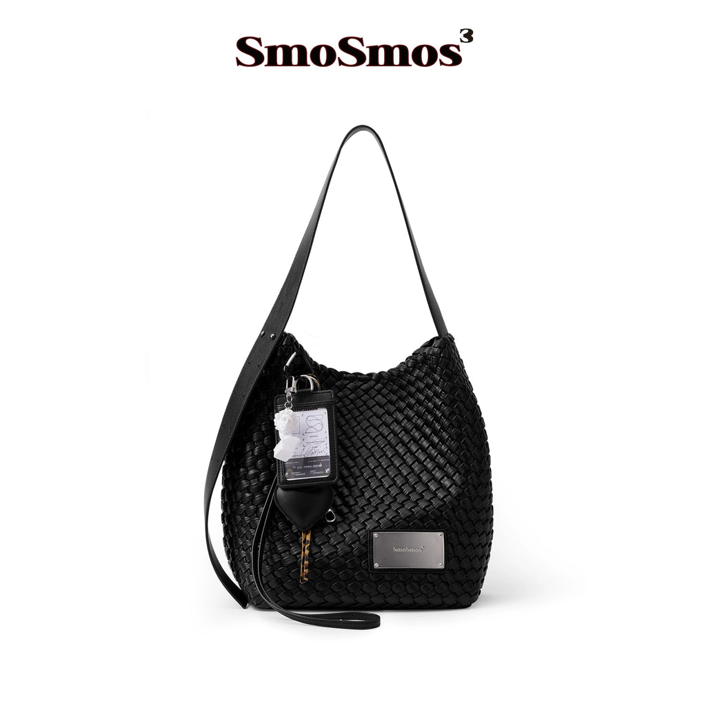 SmoSmos Woven Shoulder Messenger Bag