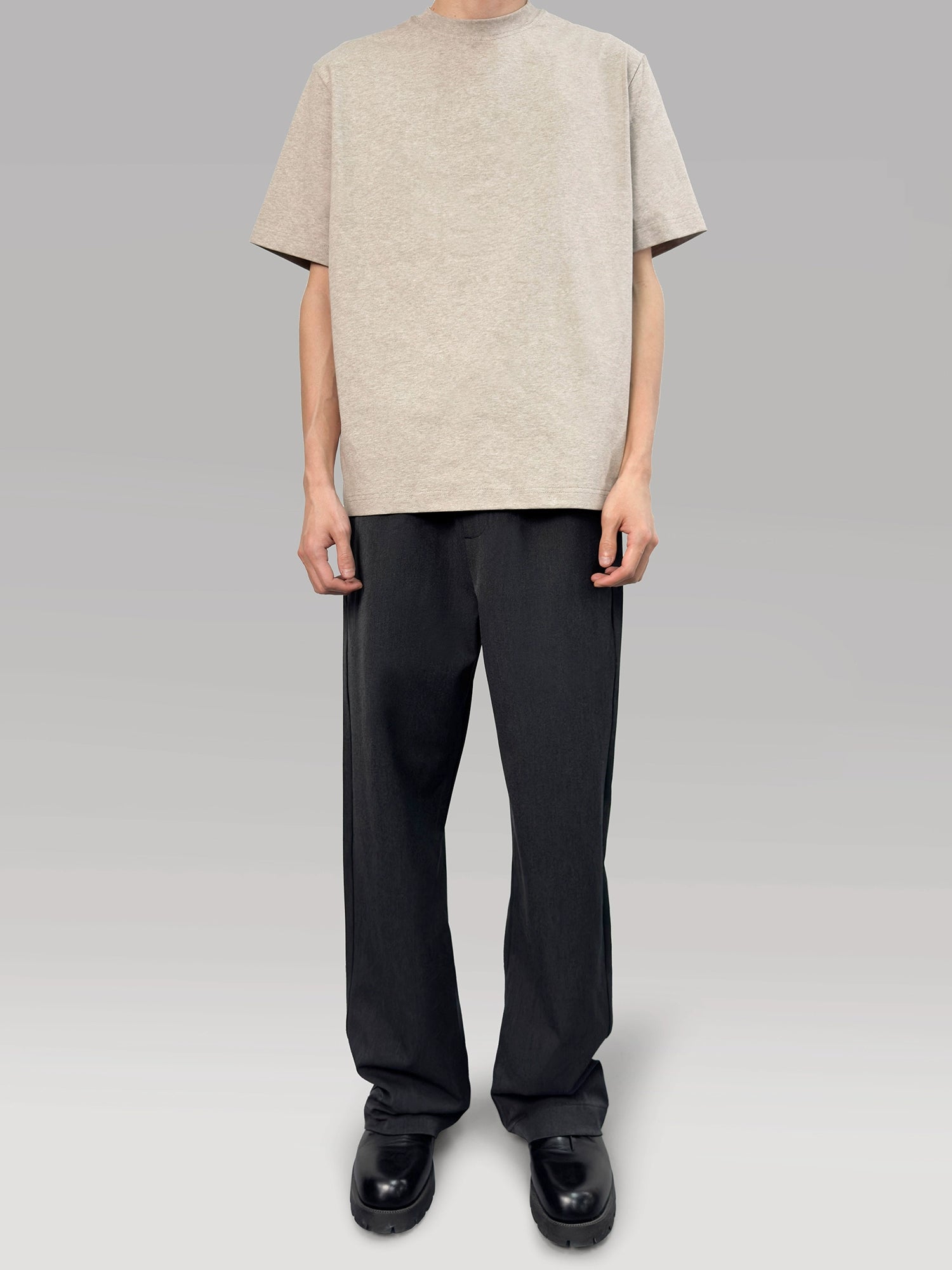 PLUS NO LOGO Straight Drop Anti-wrinkle Trousers