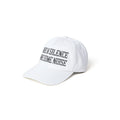 SUPERTOFU Text-embroidered Soft-top Curved-brimmed Hat