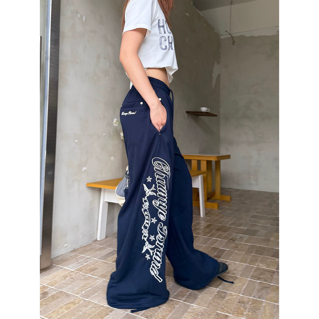 CCYE Retro Embroidered Sweatpants