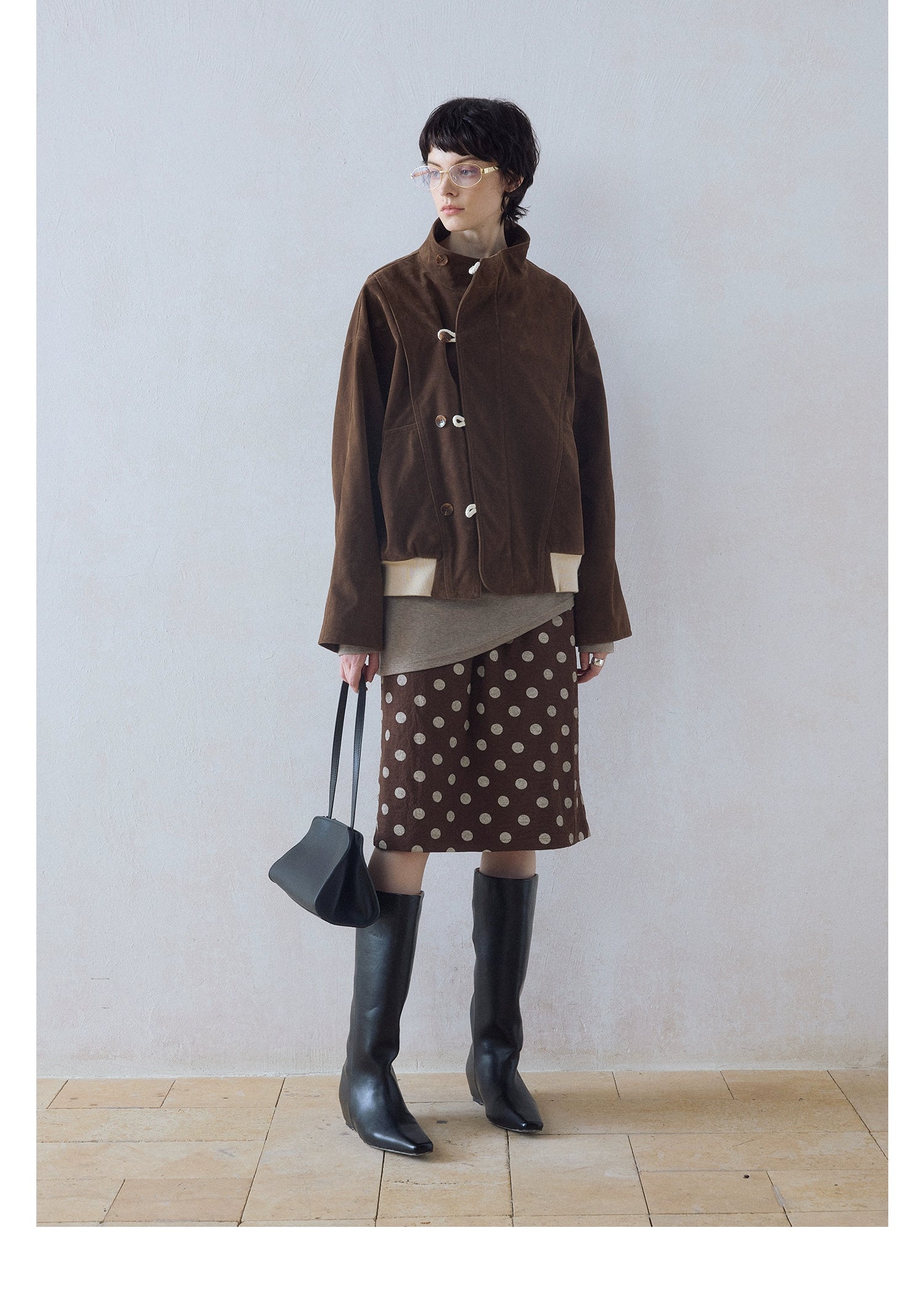 DIMC Retro Miu Polka Dot Skirt