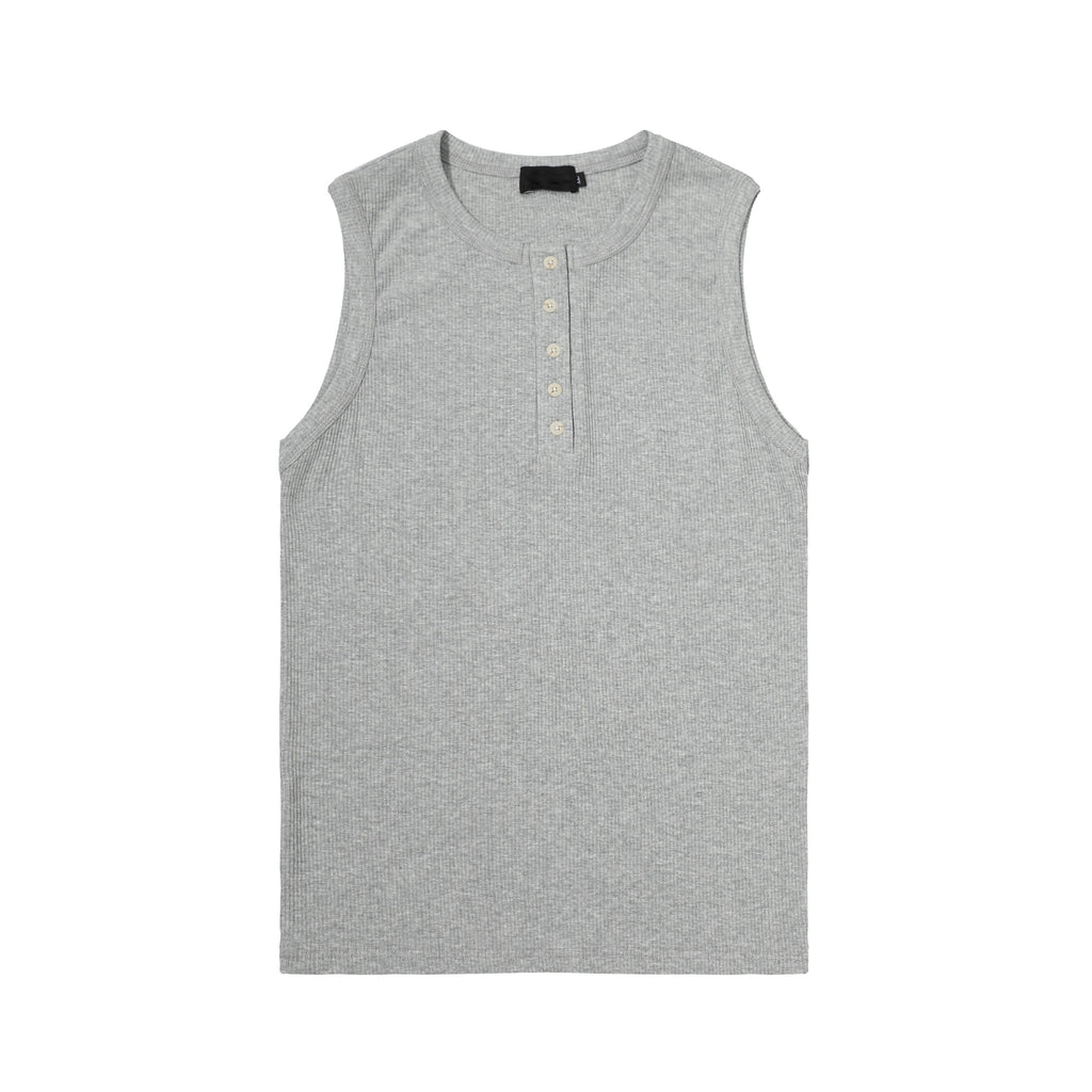 MADWITCH Simple Pit Strip Henry Collar Vest