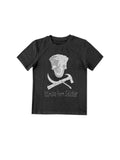 CHAI White Ink Skull Printing Comfortable Slim Tee