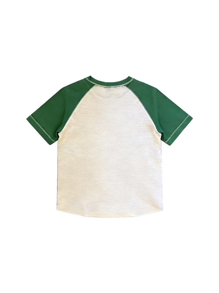 KONOOT Contrast Color Casual Loose Tee