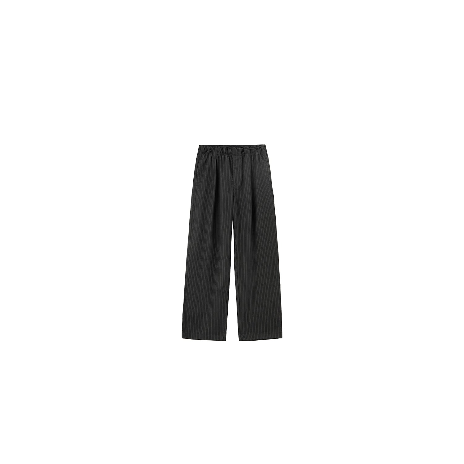 PLUS NO LOGO Striped Loose Straight Trousers