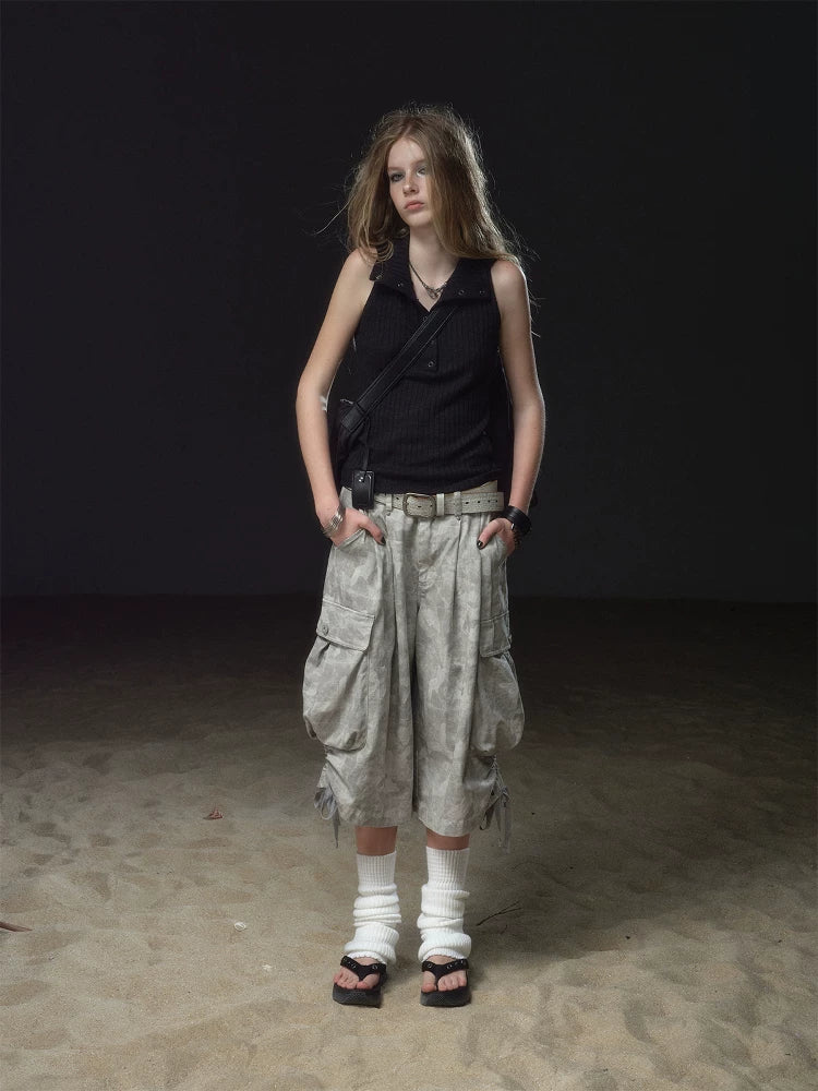 WearAndtear Turtleneck Knitted Sleeveless Vest