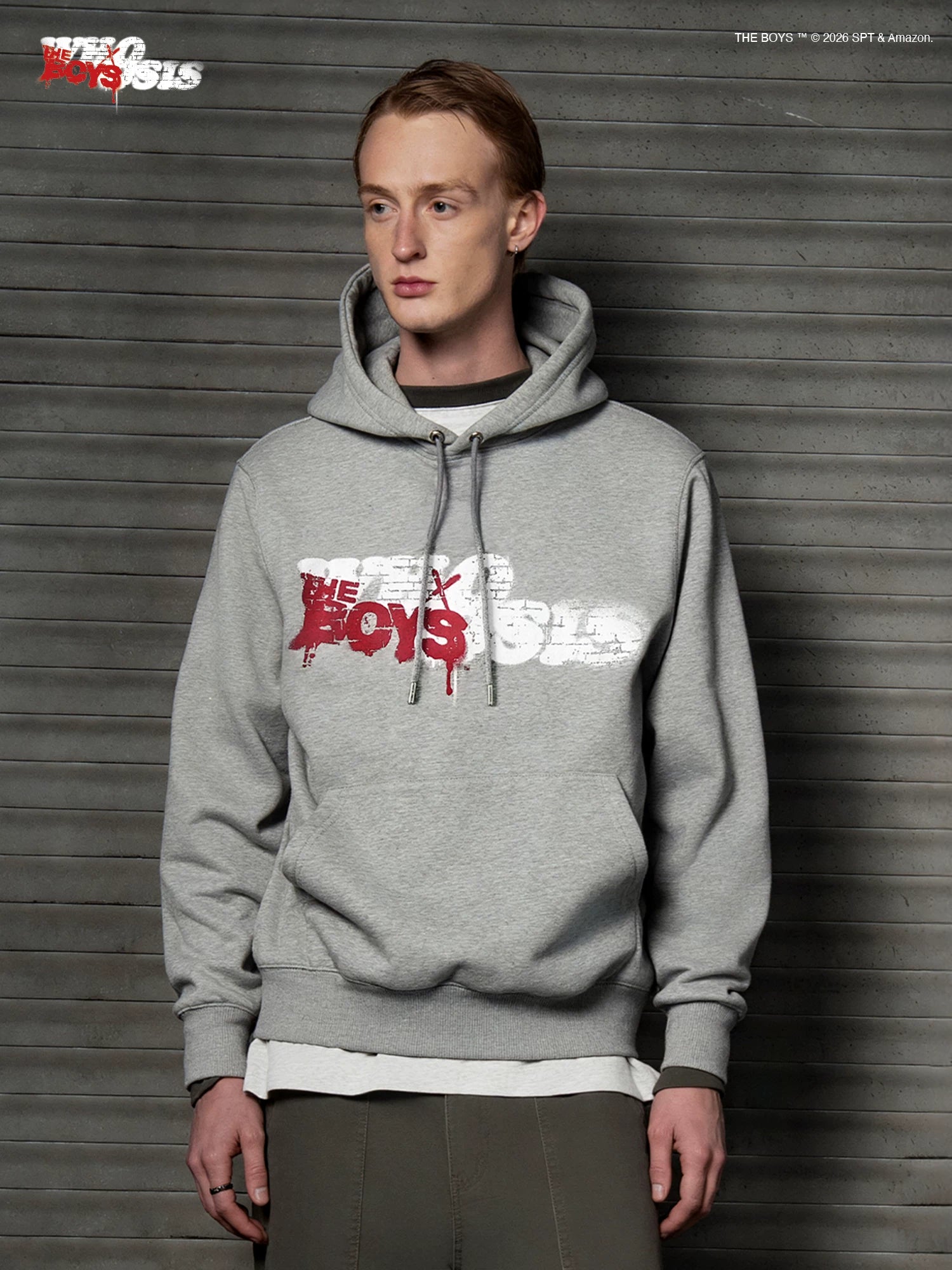 WHOOSIS Vintage Casual Hooded Sweater