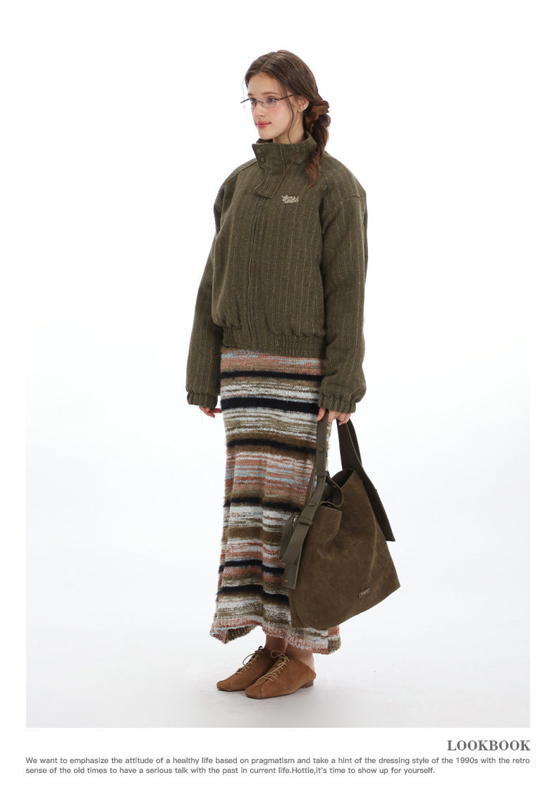 Nariele Vintage Korean Casual Short Jacket