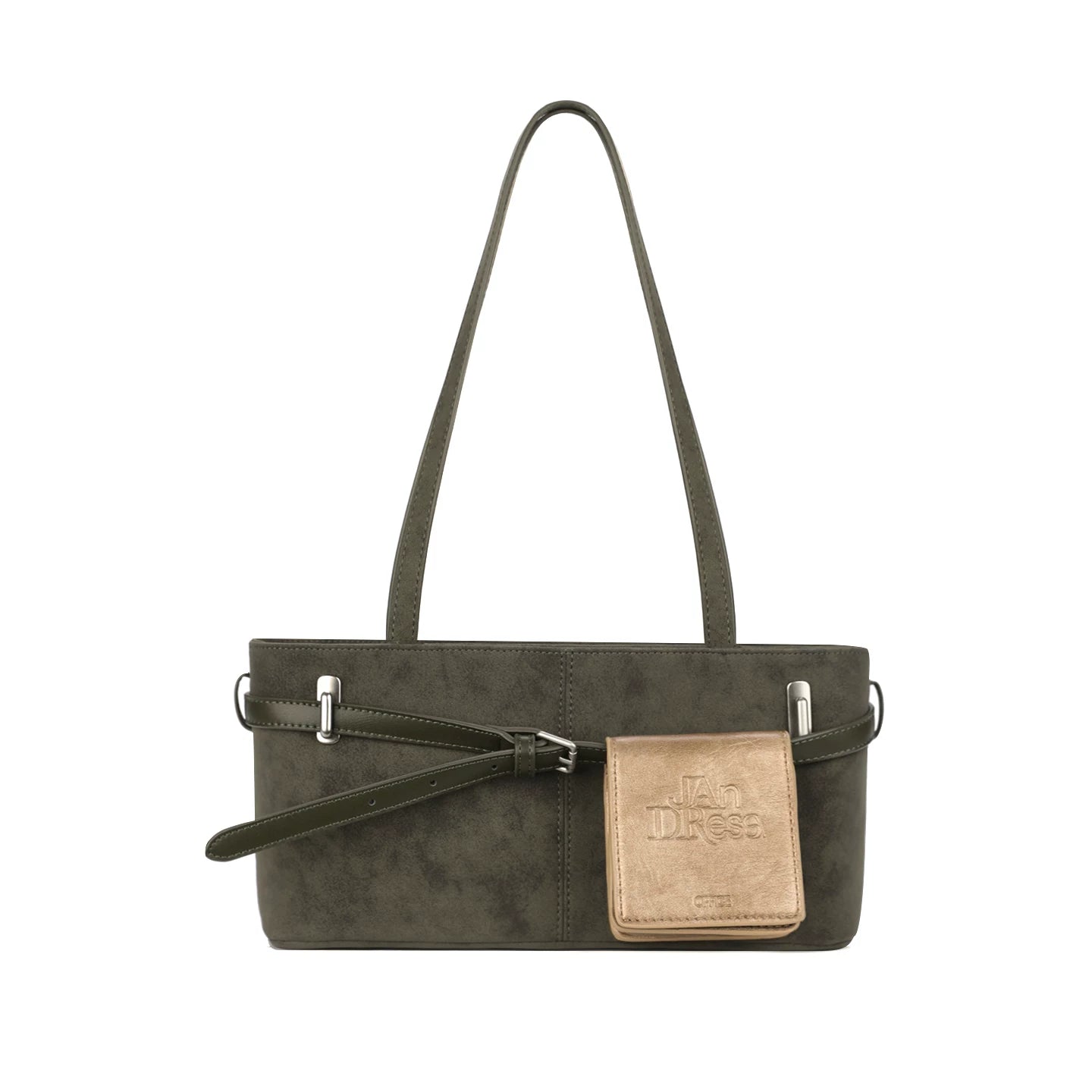 JANDRESS Belt Decorative Versatile Shoulder Underarm Bag