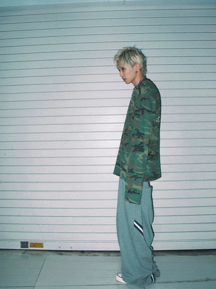 Gameone Camo Waffle Base Long Sleeve