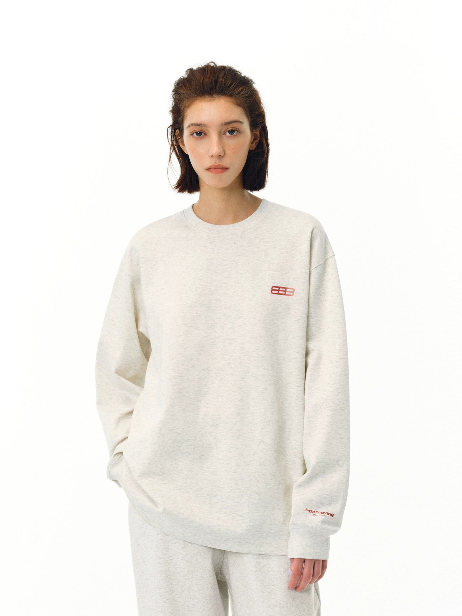 FPA Loose Casual Crew Neck Long Sleeve