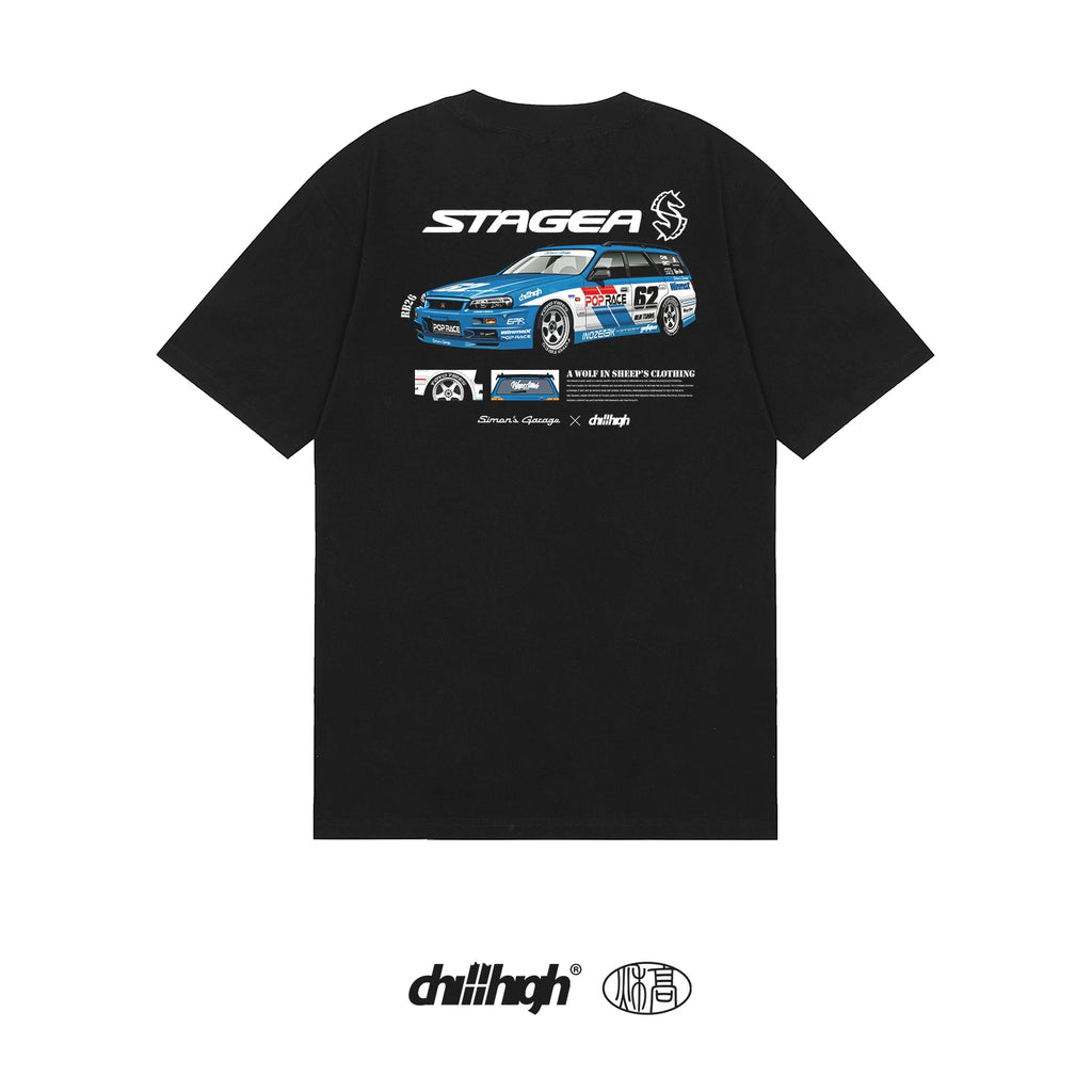 ChillHigh Simon Magic Garage Print Casual Tee