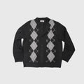 4JUNKS Rhombus Sweater Cardigan Jacket