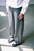 Anniehall Beard Cuff Pants Foot Twist Seam Wash Sweatpants