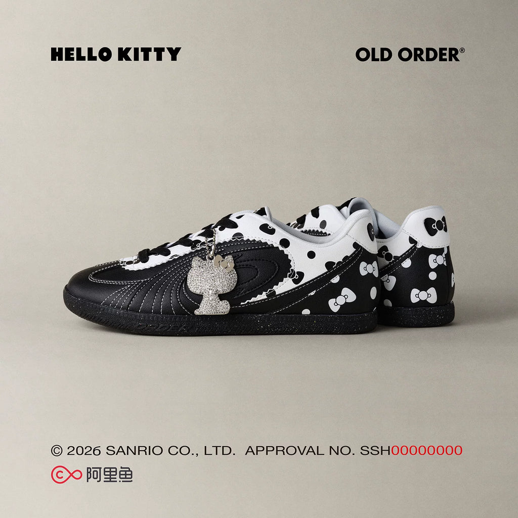 OLDORDER Polka Dot Kitty Casual Versatile Flats