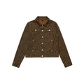 CHANYOOU Vintage Lapel Leopard Print Short Jacket